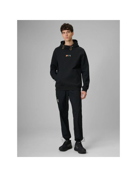 Bluza dresowa regular z kapturem męska 4f 4frss26tswsm2894-20s