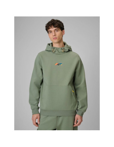 Bluza dresowa regular z kapturem męska 4f 4frss26tswsm2894-44s