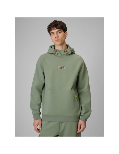 Bluza dresowa regular z kapturem męska 4f 4frss26tswsm2894-44s