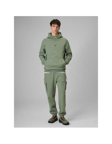 Bluza dresowa regular z kapturem męska 4f 4frss26tswsm2894-44s