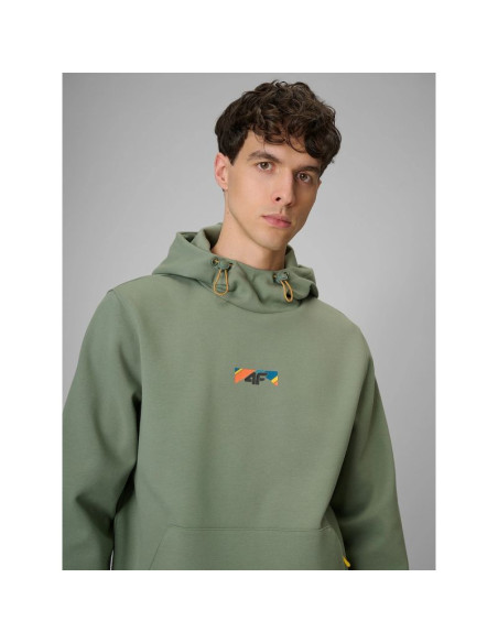 Bluza dresowa regular z kapturem męska 4f 4frss26tswsm2894-44s