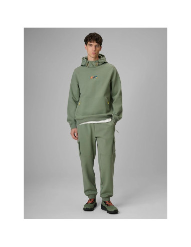 Bluza dresowa regular z kapturem męska 4f 4frss26tswsm2894-44s