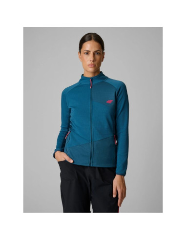 Bluza trekkingowa slim bez kaptura damska 4f 4frss26tfswf0986-46s