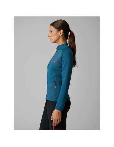 Bluza trekkingowa slim bez kaptura damska 4f 4frss26tfswf0986-46s