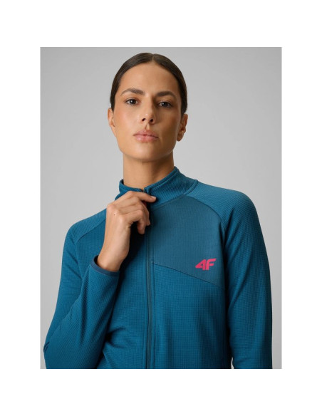 Bluza trekkingowa slim bez kaptura damska 4f 4frss26tfswf0986-46s