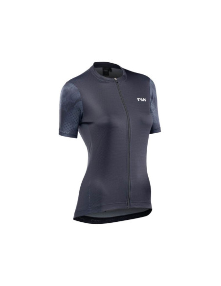 Koszulka rowerowa northwave origin woman jersey short sleeve czarny