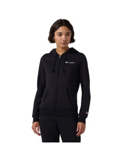 Bluza damska champion full zip hoodie sweatshirt czarna 118406 kk001