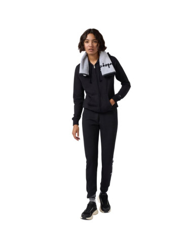 Bluza damska champion full zip hoodie sweatshirt czarna 118406 kk001