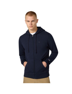Bluza męska champion full zip hoodie sweatshirt granatowa 220786 bs501