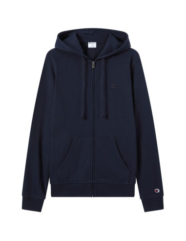 Bluza męska champion full zip hoodie sweatshirt granatowa 220786 bs501