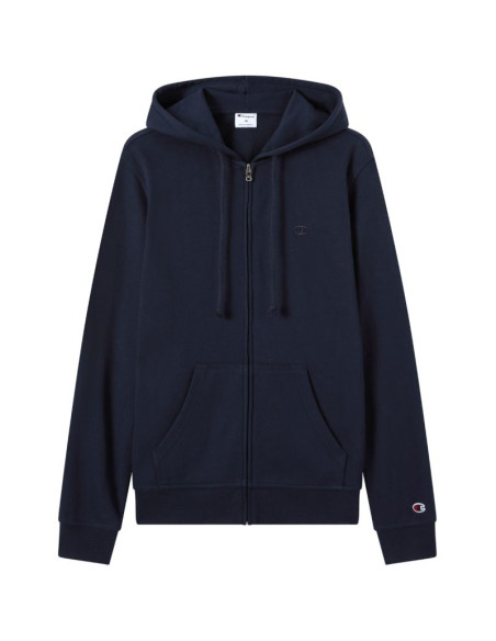 Bluza męska champion full zip hoodie sweatshirt granatowa 220786 bs501