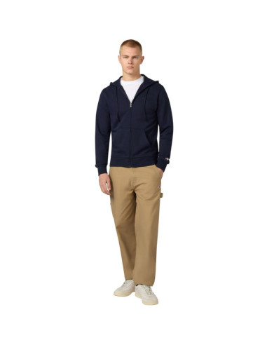 Bluza męska champion full zip hoodie sweatshirt granatowa 220786 bs501