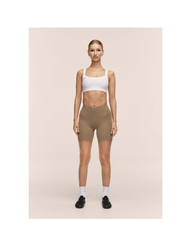 Legginsy treningowe damskie casall regular waist bikers kolor zielony