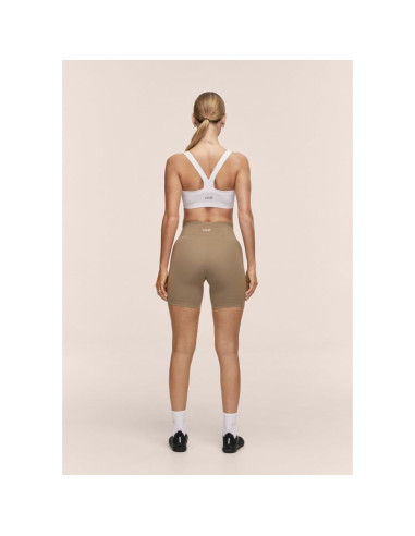 Legginsy treningowe damskie casall regular waist bikers kolor zielony
