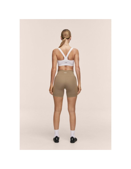 Legginsy treningowe damskie casall regular waist bikers kolor zielony