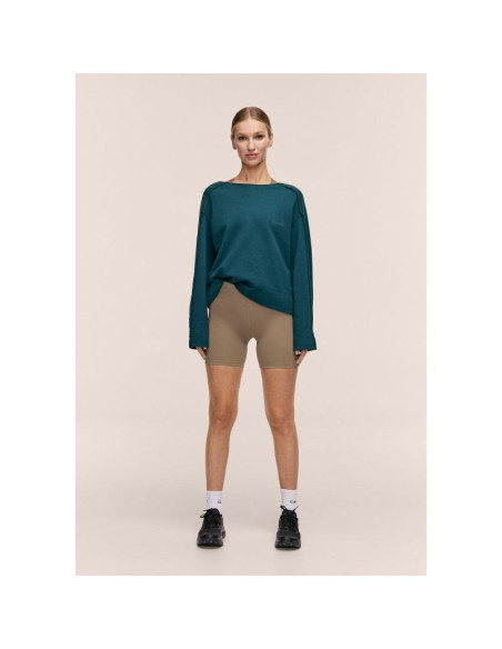 Legginsy treningowe damskie casall regular waist bikers kolor zielony