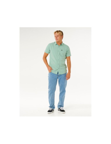 Koszula męska rip curl vaporcool aerotech s/s shirt zielona
