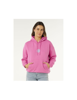 Bluza damska rip curl icons of surf heritage hood różowa