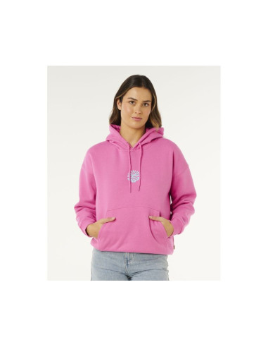Bluza damska rip curl icons of surf heritage hood różowa
