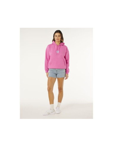 Bluza damska rip curl icons of surf heritage hood różowa