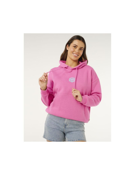 Bluza damska rip curl icons of surf heritage hood różowa