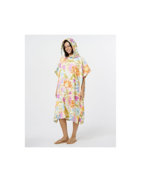 Ponczo damskie rip curl mixed hooded towel multikolor
