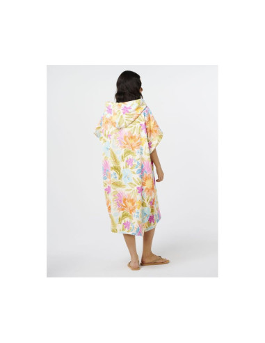 Ponczo damskie rip curl mixed hooded towel multikolor