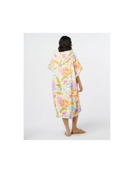 Ponczo damskie rip curl mixed hooded towel multikolor