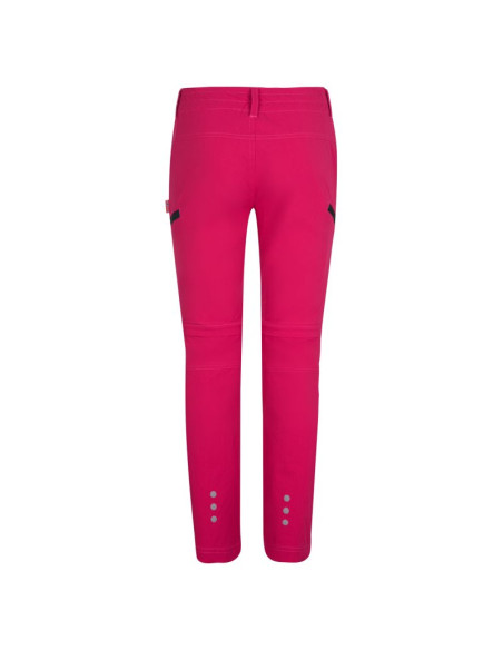 Spodnie zapinane na zamek dziecięce dla chłopca/dziewczynki trollkids kids kjerag zip-off pants rubine/anthracite (177-405)