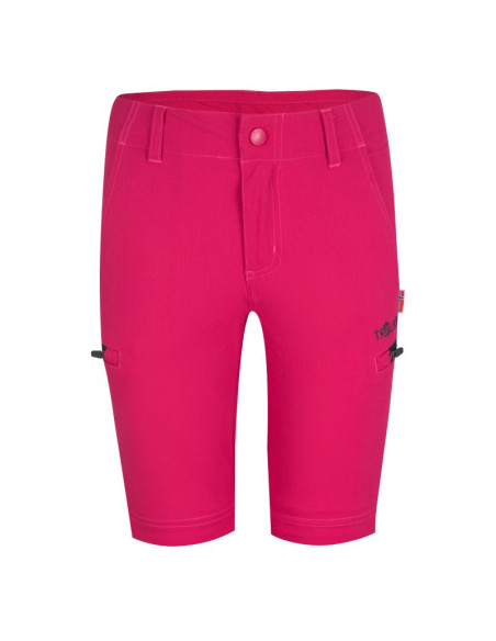 Spodnie zapinane na zamek dziecięce dla chłopca/dziewczynki trollkids kids kjerag zip-off pants rubine/anthracite (177-405)