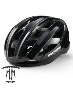 Universal cycling helmet lingzhe lk-69 size l black 58-62 cm 2