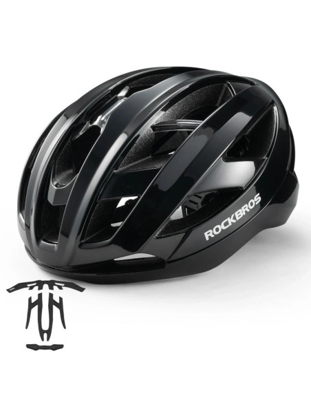 Universal cycling helmet lingzhe lk-69 size l black 58-62 cm