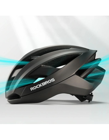Universal cycling helmet lingzhe lk-69 size l black 58-62 cm