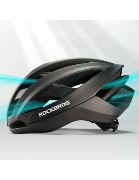 Universal cycling helmet lingzhe lk-69 size l black 58-62 cm