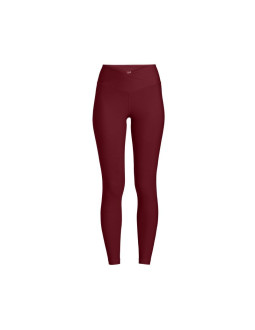 Legginsy casall overlap high waist tights evening red