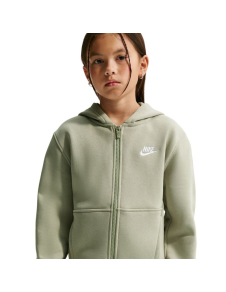 Bluza dla dzieci nike sportswear club fleece jasnozielona fd3004 304