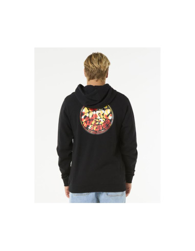 Bluza rip curl wettie passage icon zip thru czarny
