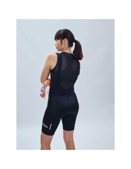 Koszulka rowerowa damska poc w's essential layer vest czarny
