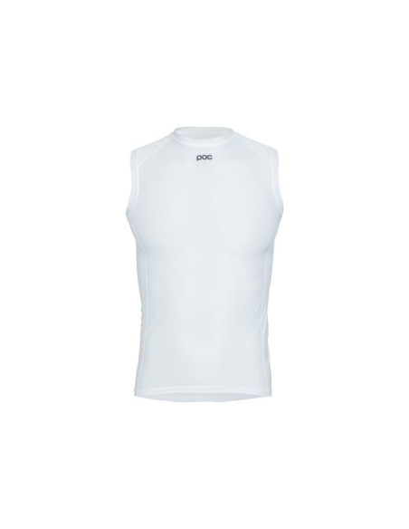 Koszulka rowerowa poc essential layer vest - biały