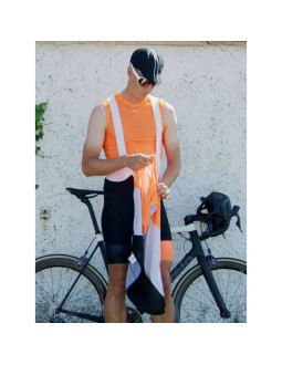 Koszulka rowerowa poc essential layer vest - pomarańczowy 2