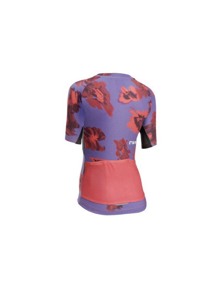Koszulka rowerowa northwave force evo woman jersey fioletowy