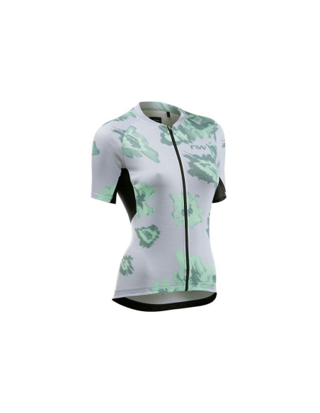 Koszulka rowerowa northwave force evo woman jersey szary