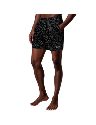 Spodenki kąpielowe nike breaker tossed swoos 5" volley czarne nessg572 001