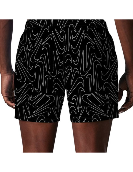 Spodenki kąpielowe nike breaker tossed swoos 5" volley czarne nessg572 001