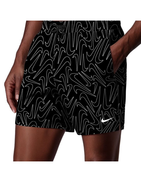 Spodenki kąpielowe nike breaker tossed swoos 5" volley czarne nessg572 001