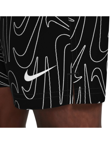 Spodenki kąpielowe nike breaker tossed swoos 5" volley czarne nessg572 001