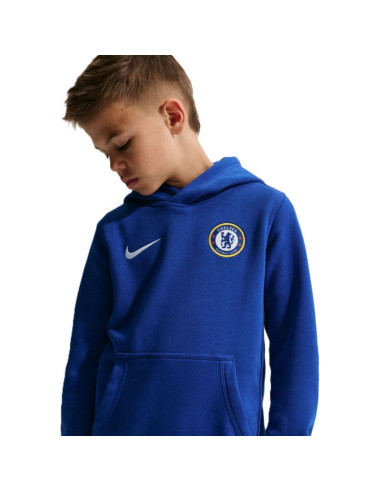 Bluza z kapturem nike junior chelsea londyn club ii3725-452