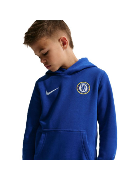 Bluza z kapturem nike junior chelsea londyn club ii3725-452
