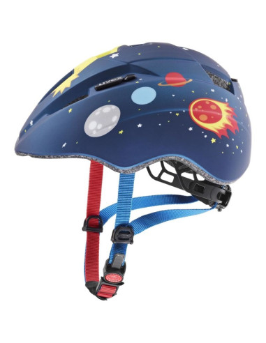 Kask rowerowy dziecięcy uvex kid 2 cc dk.blue rocket m.46-52 cm