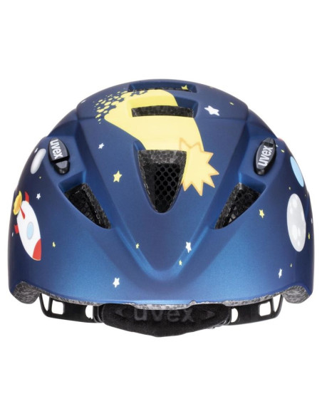 Kask rowerowy dziecięcy uvex kid 2 cc dk.blue rocket m.46-52 cm